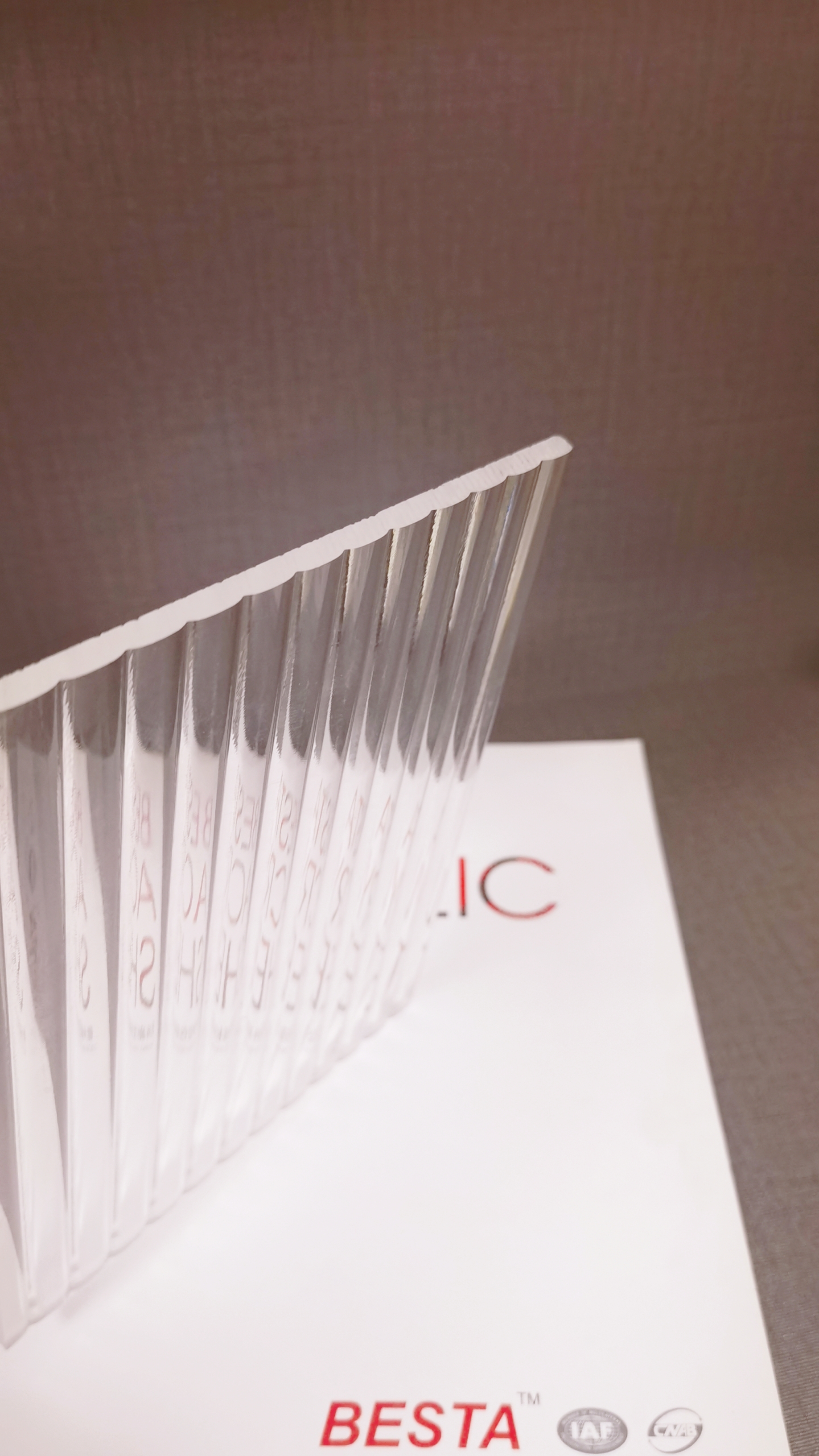 Textured Acrylic Pmma Sheet 4mm Striped Polystyrene Acrylic Plastic