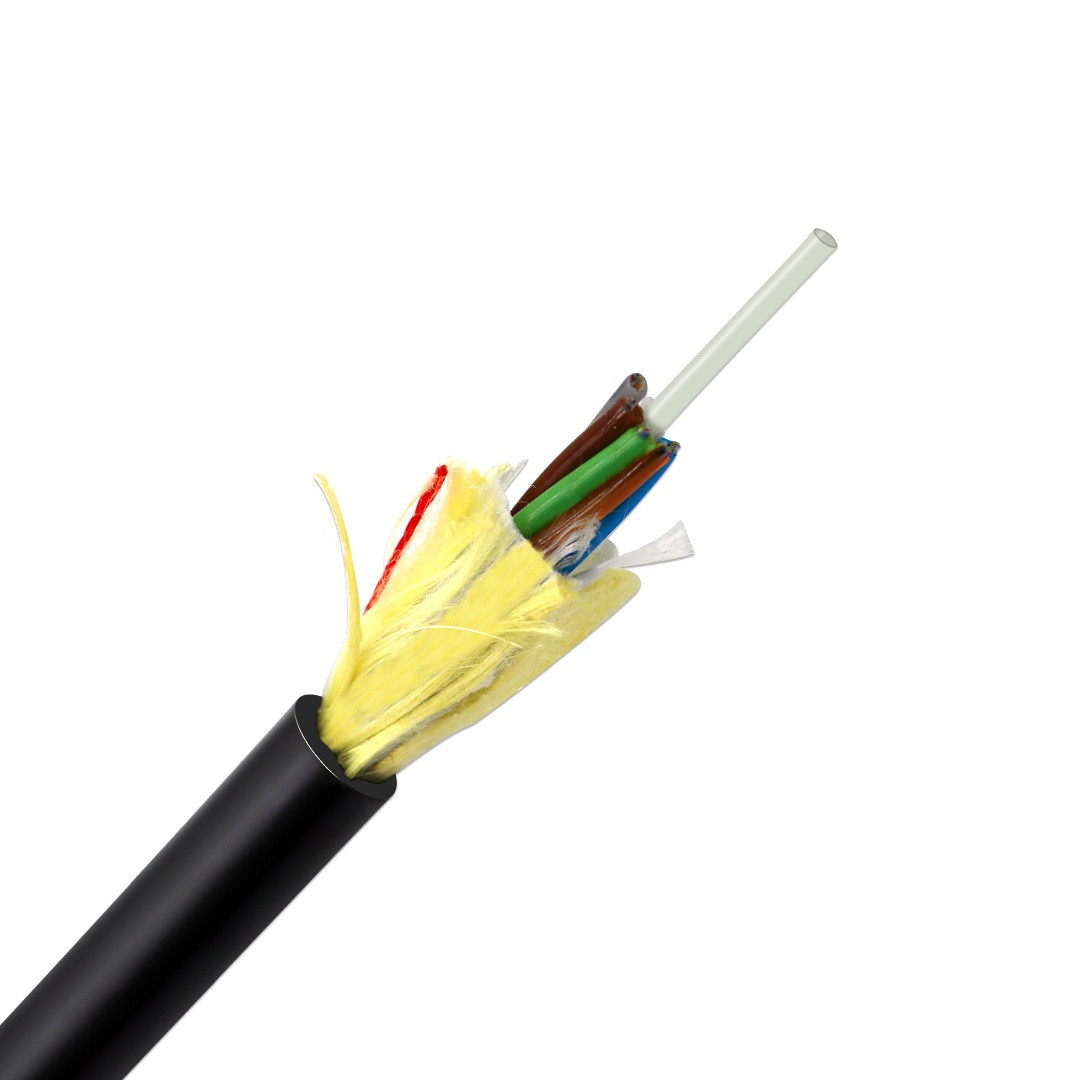 6 / 12 / 24 / 48 / 96 Core ADSS Fiber Optic Cable Outdoor Non Metallic 100 / 200m Span