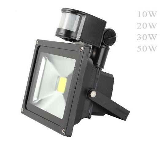 10W 20W 30W 50W LED Flood Light With Pir Sensor Epistar Chip 3 Years Warranty
