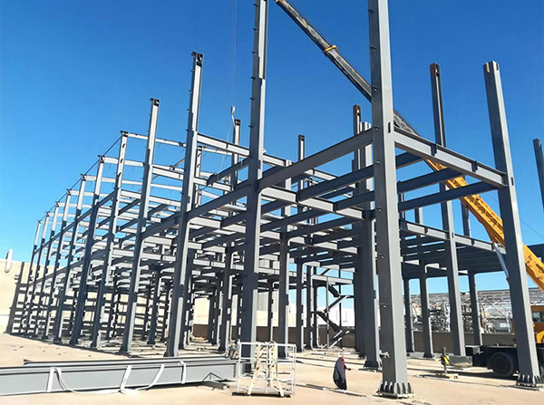 Flexible Steel Structure Building Welded H Steel Beam Steel Truss