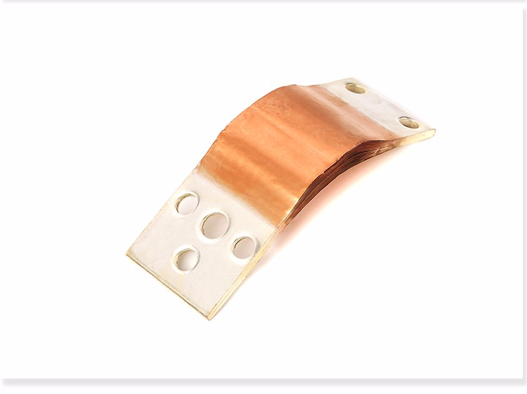 Electrical soler tinned compact copper foil connector