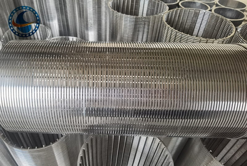 316l Stainless Steel Vee Wire Hydrogenation Wedge Wire Filter Screen