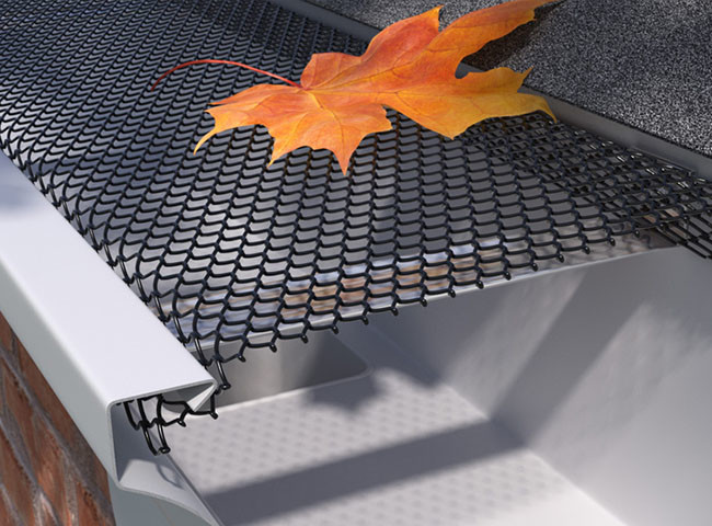 Expanded Metal Gutter Guards is Kind Of Gutter Protection Device, Intercept Fallen Leaves and Prevent Gutter From Clog