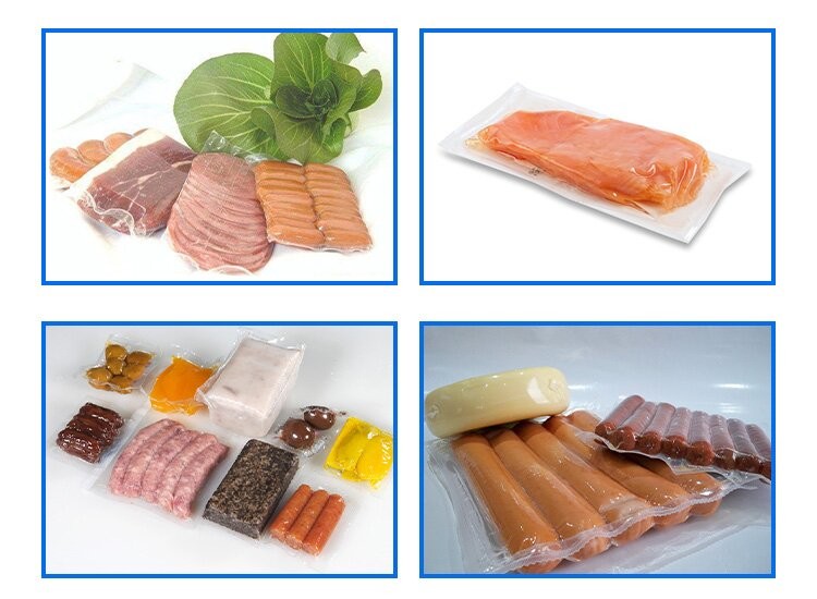 Plastic Sausage Casings Shirred Casing Transparent Nylon Tube Film Moisture Proof