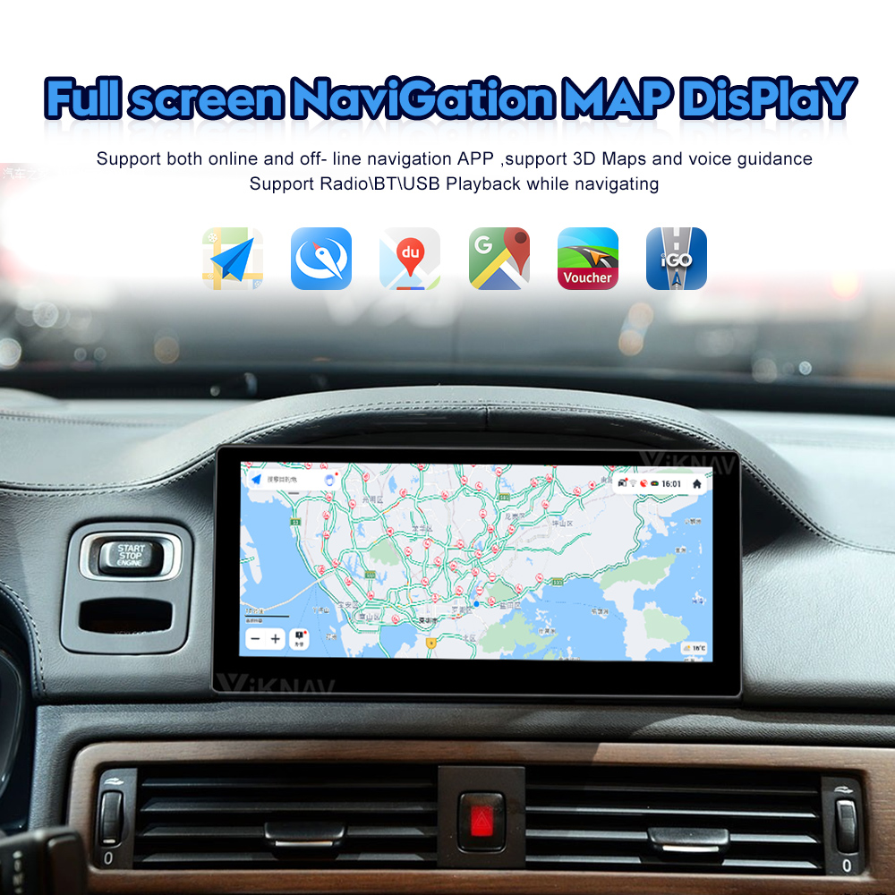Viknav Car Radio For Volvo S80 (2012-2015) 8.8 inch HD Touch Screen Wireless Carplay Video Player Car GPS Navigation