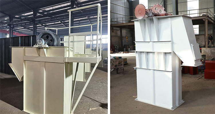 Vertical Stainless Steel Bucket Hoist Grain Soybeans / Bucket Elevator Equipment