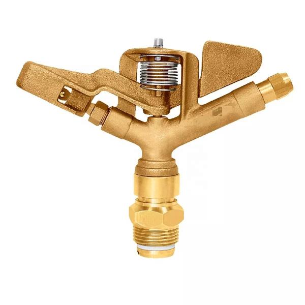 3/4 Inch 360 Gear Drive Brass Garden Impact Water Sprinkler Agriculture