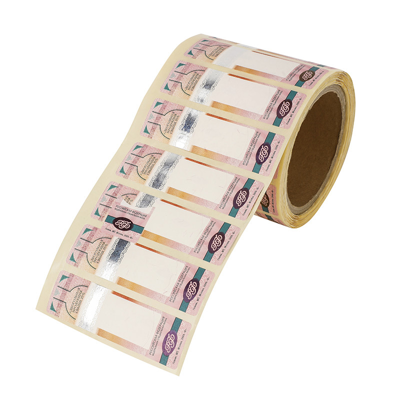 Data Custom Waterproof Label Sticker Anti Counterfeit For Property Rights