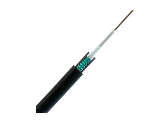 Unitube Light Armored Optical Cable , GYXTW Fiber Optic Cable 12 Core For Duct