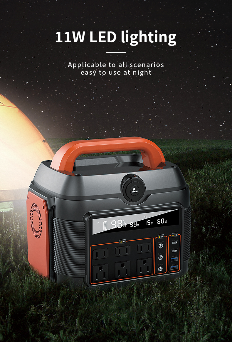 Portable Car Battery Pack Booster With LED Display And 600W 220V Output Jump Starter