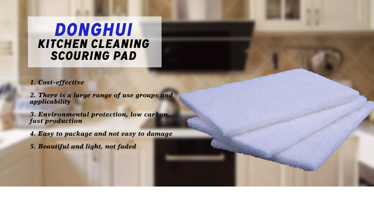 16 Inch Cleaning Scouring Pad Industrial UV Protection Green Nylon Scourer