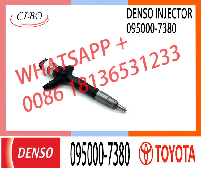 Common Rail diesel fuel Injector 23670-30240 095000-7380 for Diesel engine