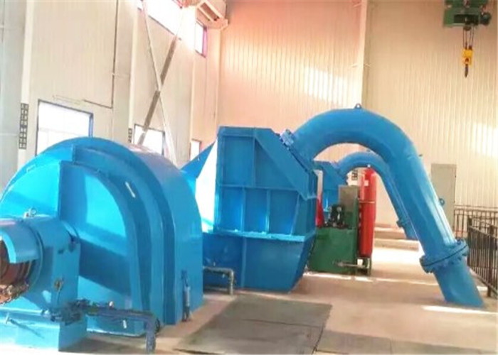 Horizontal Shaft Pelton Turbine Generator 1 Mw High Efficiency Eco Friendly