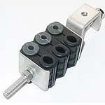 RF coaxial feeder cables RRU Fiber Optic Cable Power Cable Combined Hole Cable Clamp
