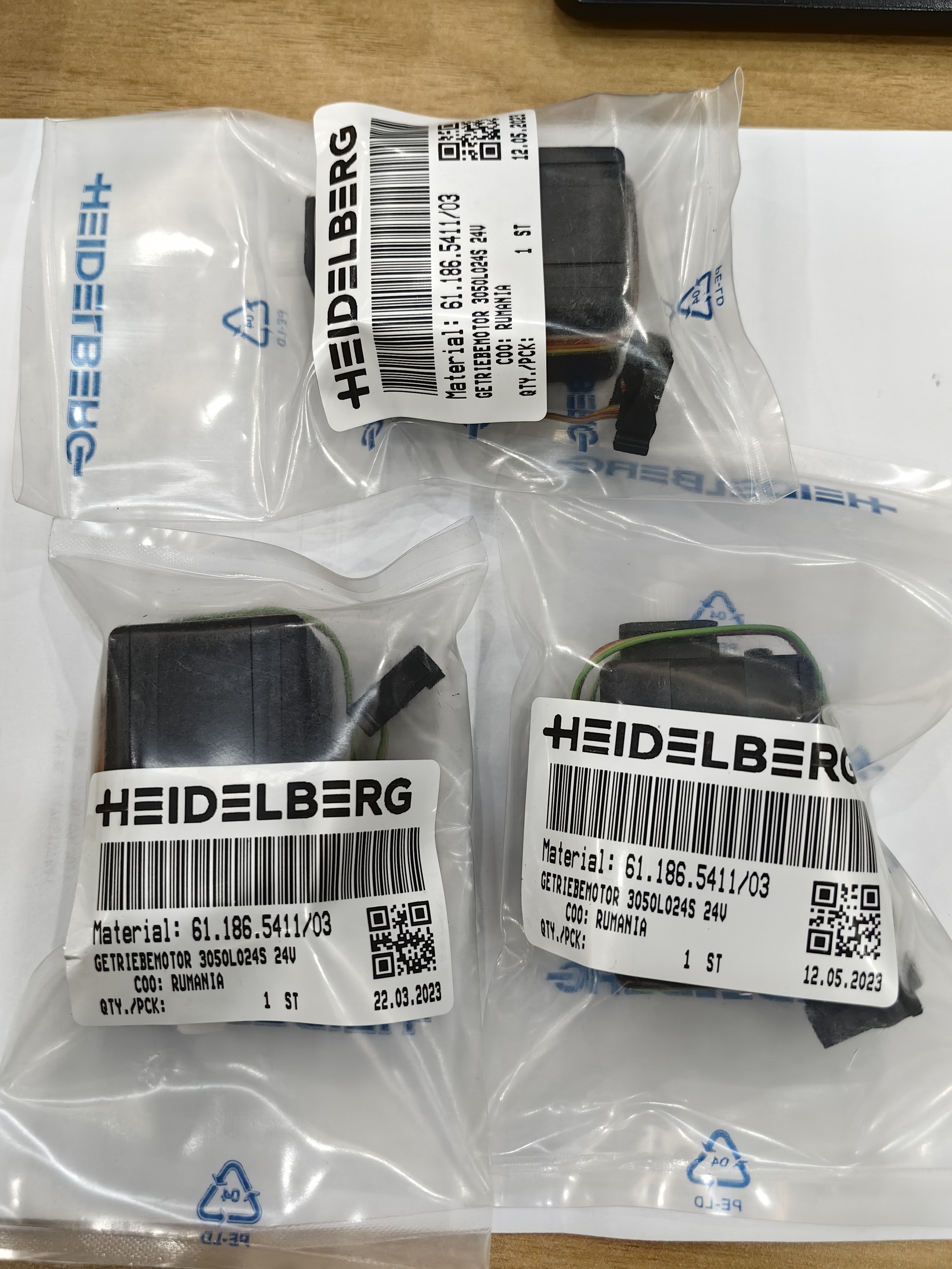 German Printing Press with CPC Ink Servo Small Motor 24V After Service 61.186.5411/03