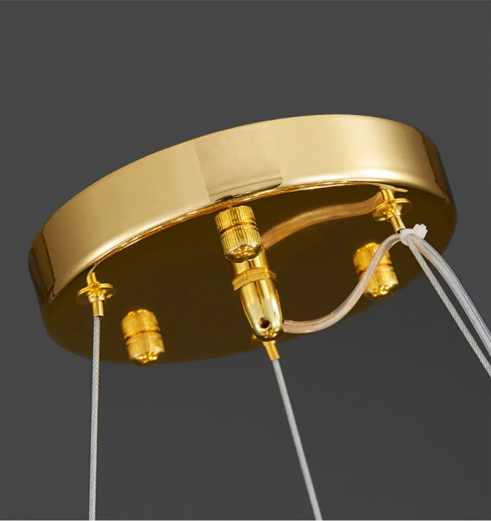 ODM Crystal Custom Pendant Light Fixtures ISO9001 Rust Prevention