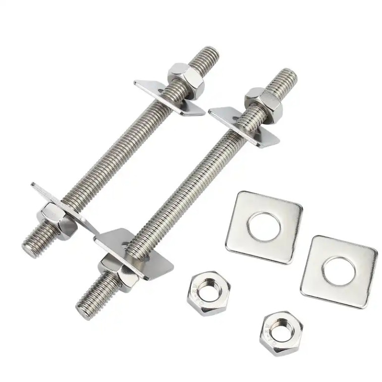 Din938 Full Thread Stud Bolts Nickel Alloy 825 High Strength Bolt Grade 8.8 / 10.9 / 12.9
