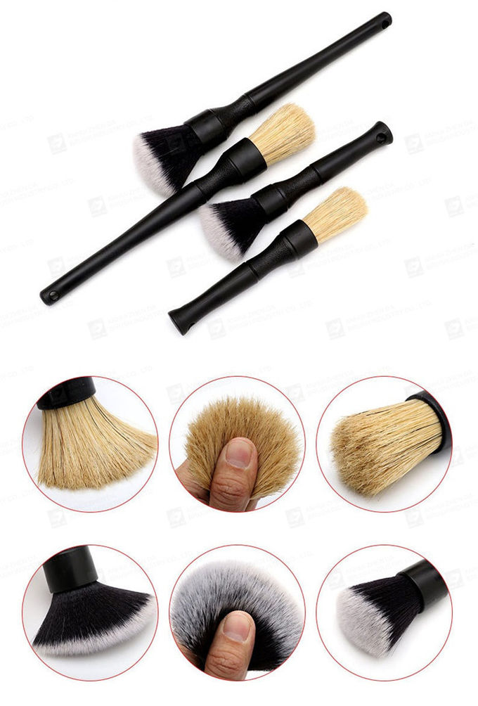 2pcs Super Synthetic Soft Bristle Detailing Brush For Car Interior Screen Cleaning