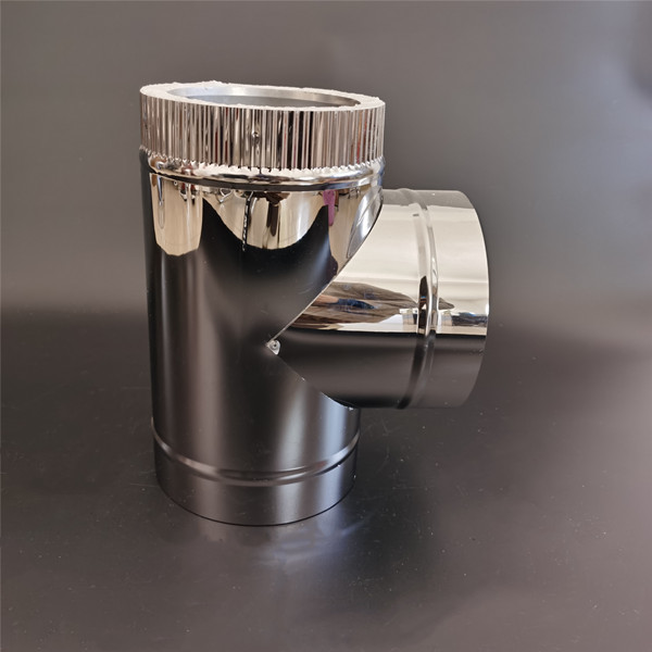 Appliance Adaptor Stove Chimney Pipe From Stove Outlet To Twin Wall Flue System