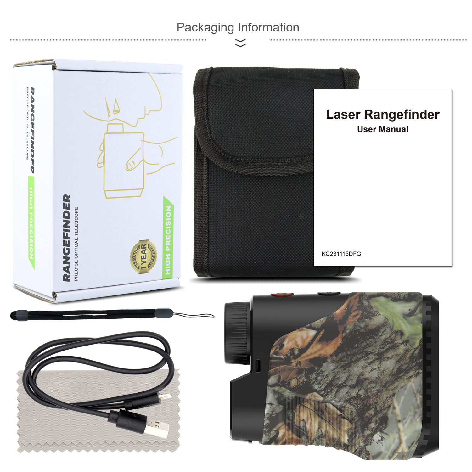 Kaemeasu Golf Distance Meter Handheld Laser Rangefinder OEM ODM OBM