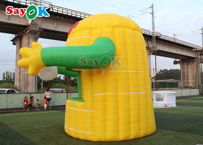 Oxford Inflatable Air Tent Lemon Cartoon Booth Aerated Custom Made