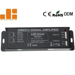 DMX512 Amplifier DMX Signal Splitter With Single Channel Distribution Output