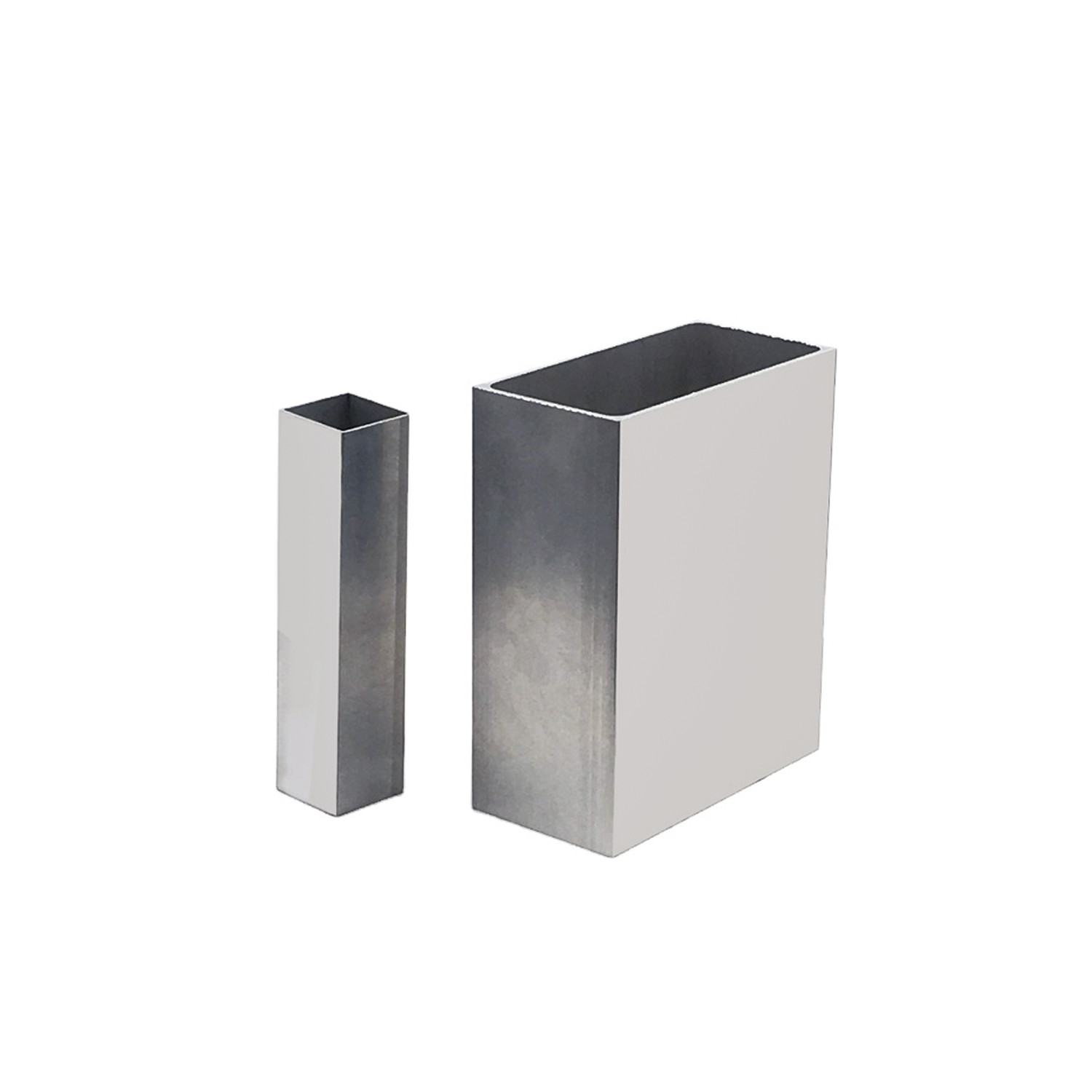 6061 Flat Sided Oval Aluminum Tubing Intake Cap Rails Square Groove Slot Tube
