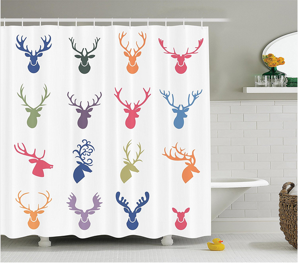 Walmart Bathroom Polyester Shower Curtain Liner for Bathroom Luxury Shower Curtain