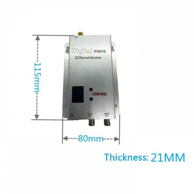 1.2 Ghz 5W Mini Fpv Video Transmitter 4 CHs Analog Wireless AV Link 100g 2