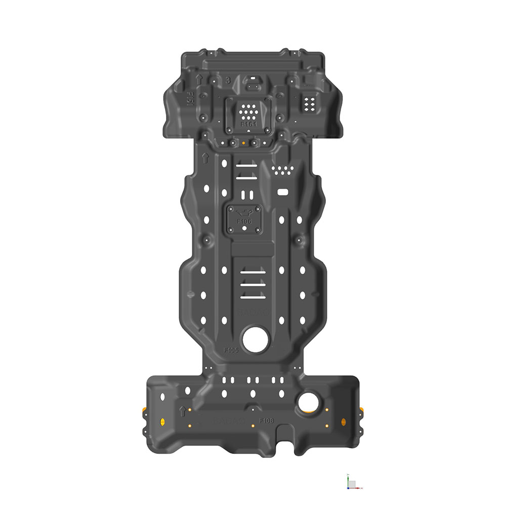 Customized Off-Road 4*4 Underbody Armor Plate for Toyota Prado LC150 in Aluminium Alloy