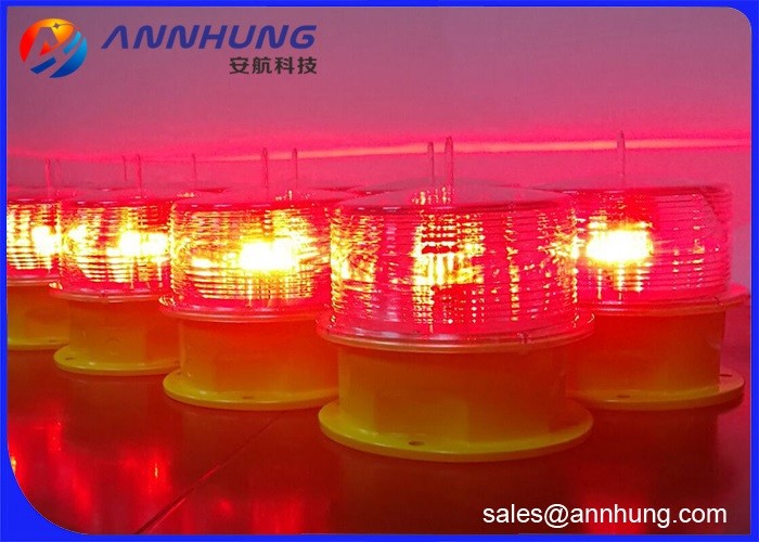 Mini Panel Aviation LED Obstruction Light Low Power Consumption 3W Long Life Span