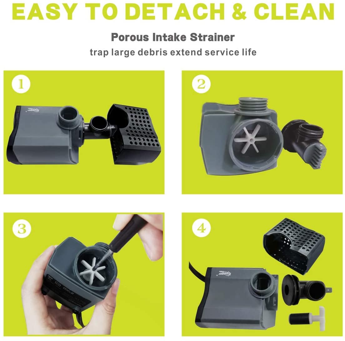 Hygger Submersible Water Pump For Aquarium Fish Tank