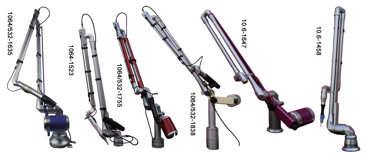 Wavelength 10.6mm Laser Articulated Arms For Beam Delivery