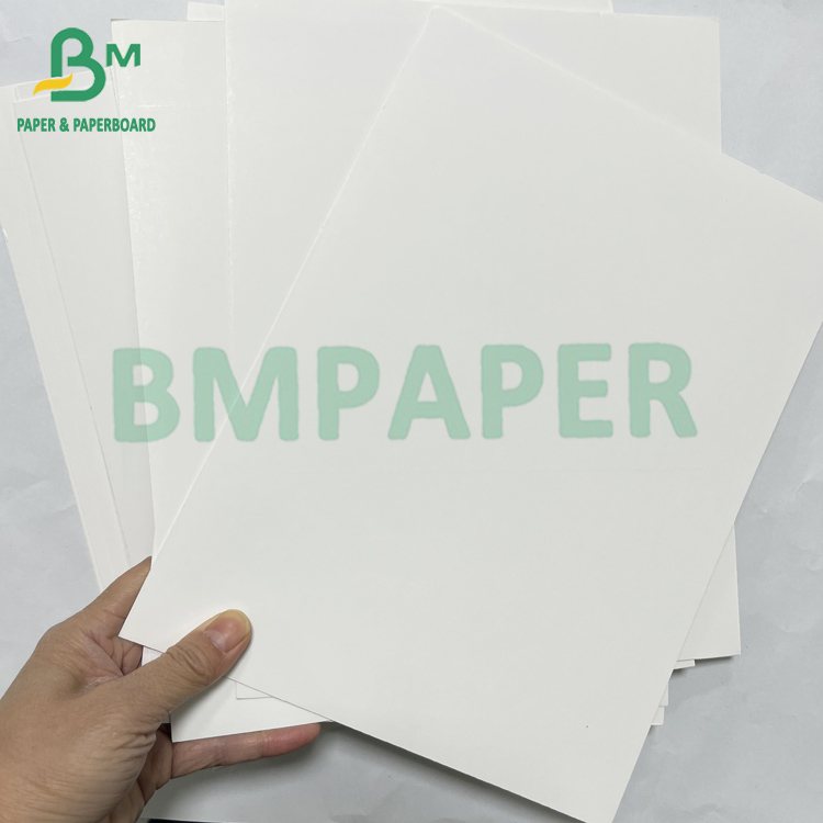 250gsm Recyclable Kit 6 Oilproof Food Bleach Card For French Fries Packaging 