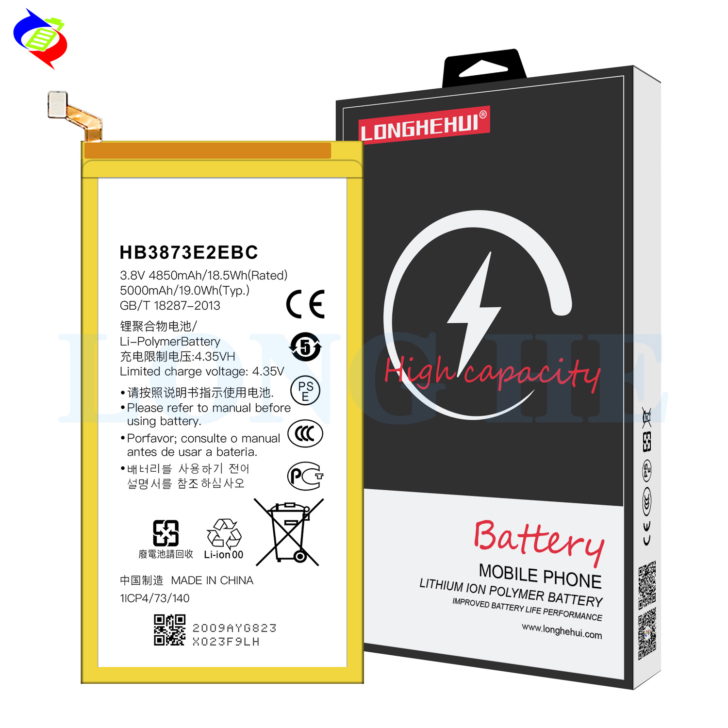 HB3873E2EBC Battery for Huawei Mediapad X2 Honor X1 7D-503L 7D-501U Tablet PC