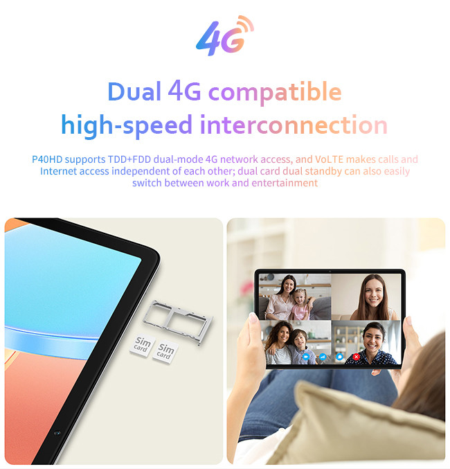10.1 Inch 3C Electronics Full HD IPS Screen Dual 4G Calling AC Dual Band WiFi Bluetooth 5.0 Tablet