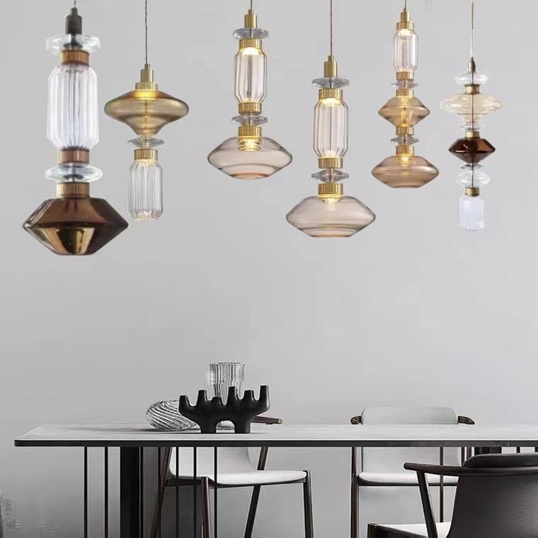 Luxury Glass Hanging Fixture Pendant Lights Led Lighting Modern Glass Pendant Lamp