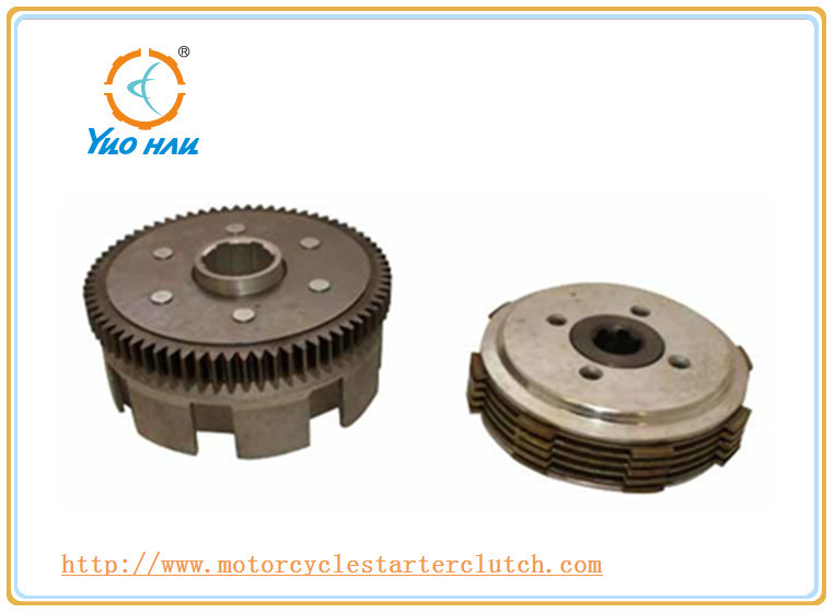 ADC12 Material Motorcycle Clutch Parts Steel Clutch Disc CG125 / CG150 / High Performance Motorcycle Clutch Assembly