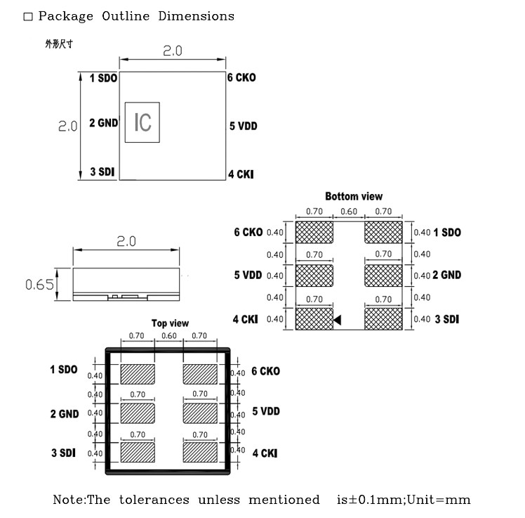 Addressable APA102 SK6812 IC SMD 2020 2121 RGB LED Full Color For LED Strip And Matrix Panel
