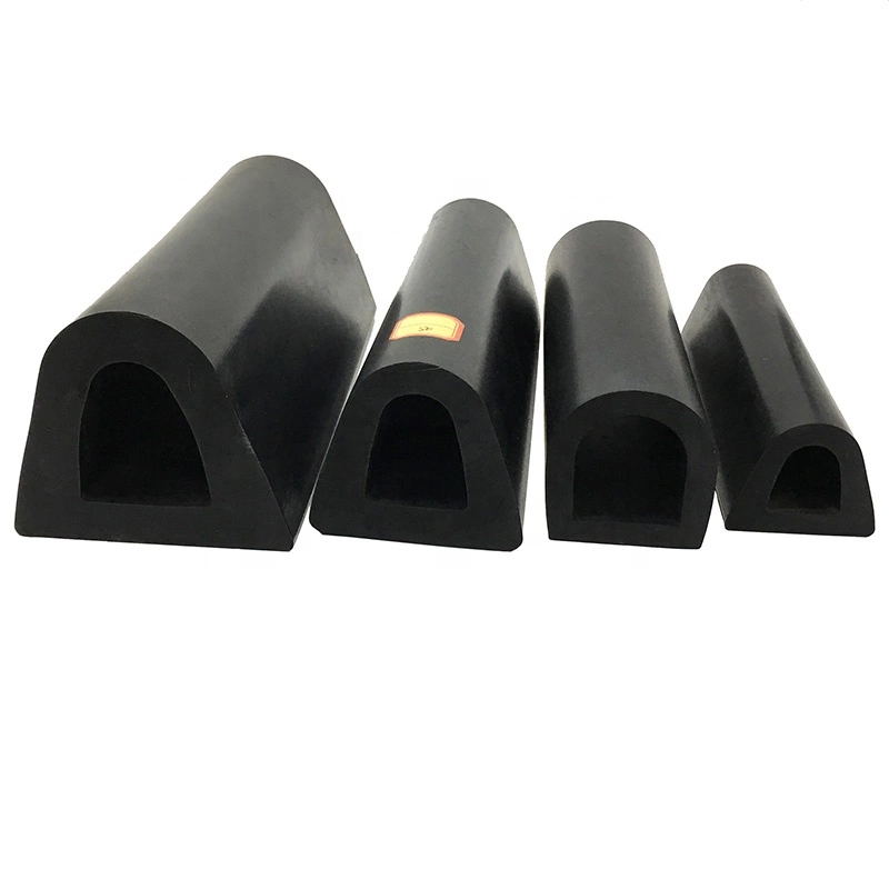EPDM Marine Bumper Fenders for Boat and Dock Eco-Friendly D Type Fender Eco-Friendly