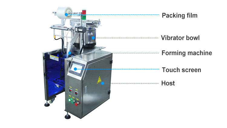 Automatic Small Sachet Individually Bag Health Products Soft Candy Packing Machine