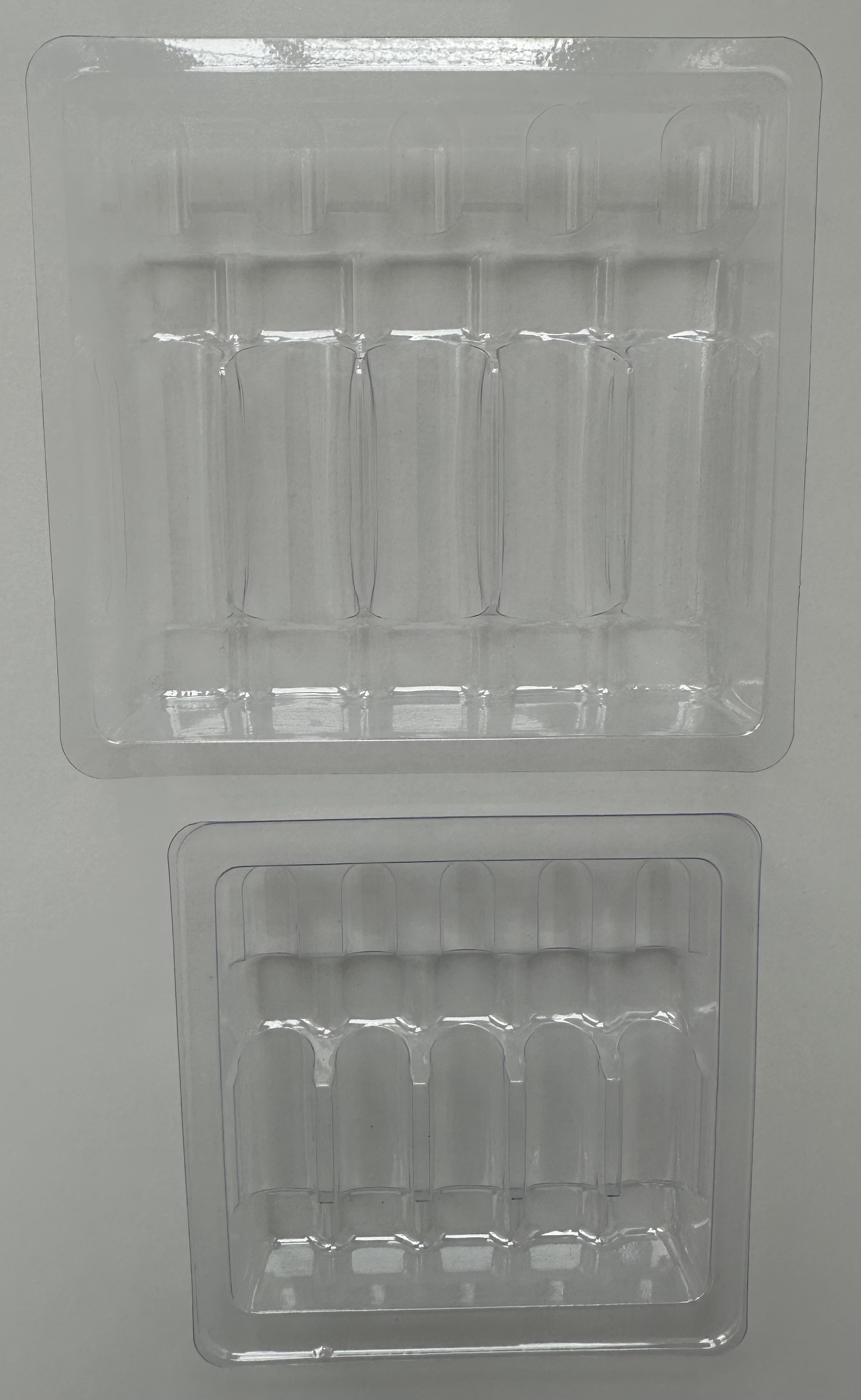 Customized PET Ampoule Tray 1ml~10ml PET Ampoule Water Injection Tray