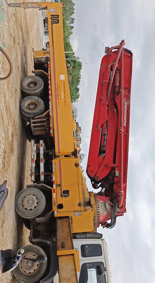 2012 Used Putzmeister Concrete Pump 46m for Sale Benz Actros Chassis
