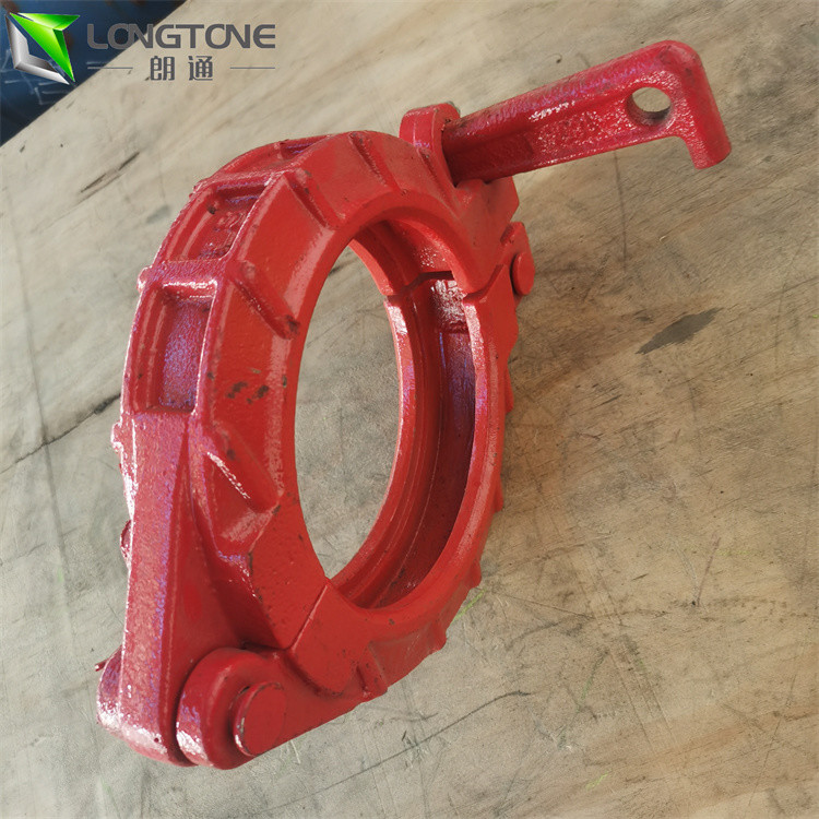 5.5 inch Wedge Concrete Pump Clamp Coupling Concrete Hose Clamp For Pipe