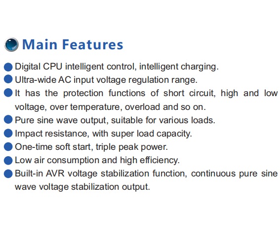 24V Solar Off Grid Inverter Low Frequency Pure Sine Wave With Charger