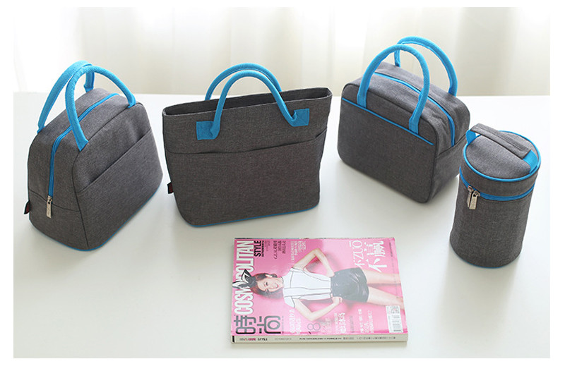 Double Zippers L12*H20cm Water Bottle Cooler Sleeve