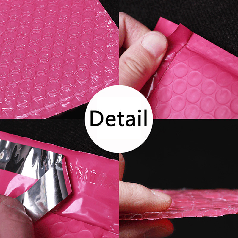 50-100 Microns Small Poly Bubble Mailers Flexography Printing