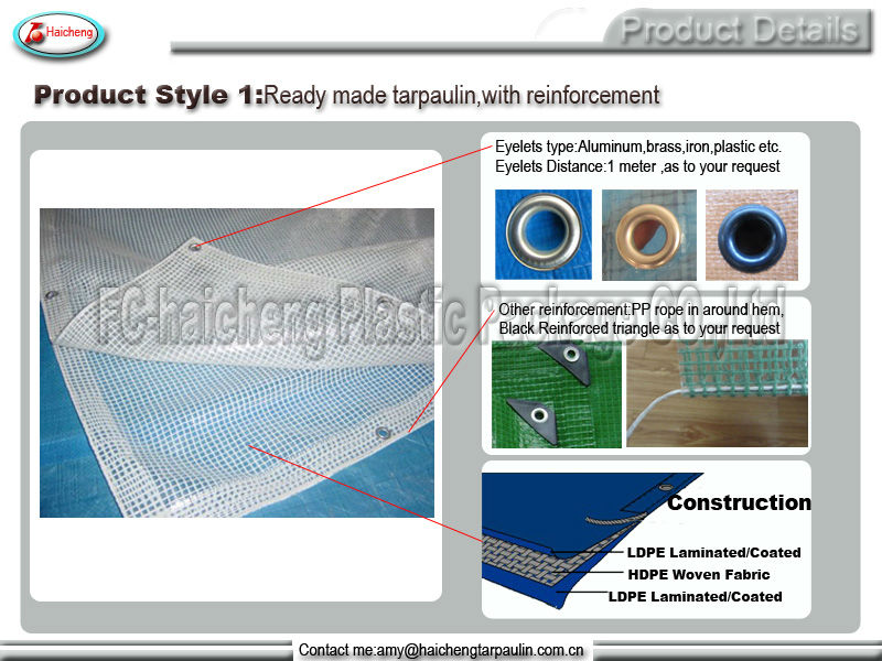 PE tarpaulin garden greenhouse for protection plants in freezer cold weather