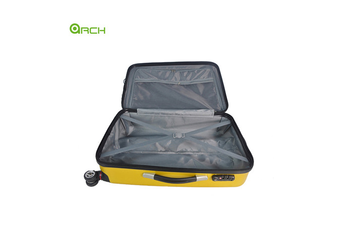 TSA Lock Dual Spinner Wheels Trolley PET Travel Luggage