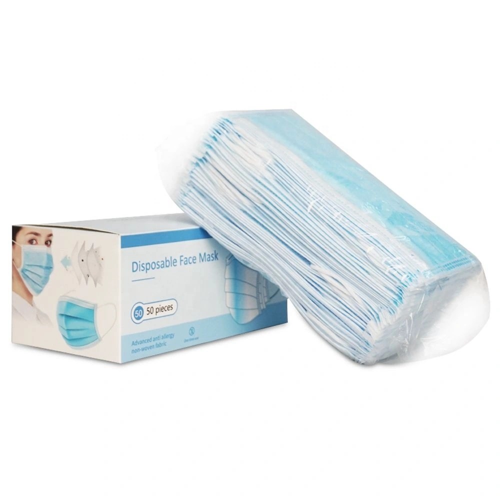 Skin Friendly Sterile Disposable Face Mask 3 Ply Earloop Procedure Masks